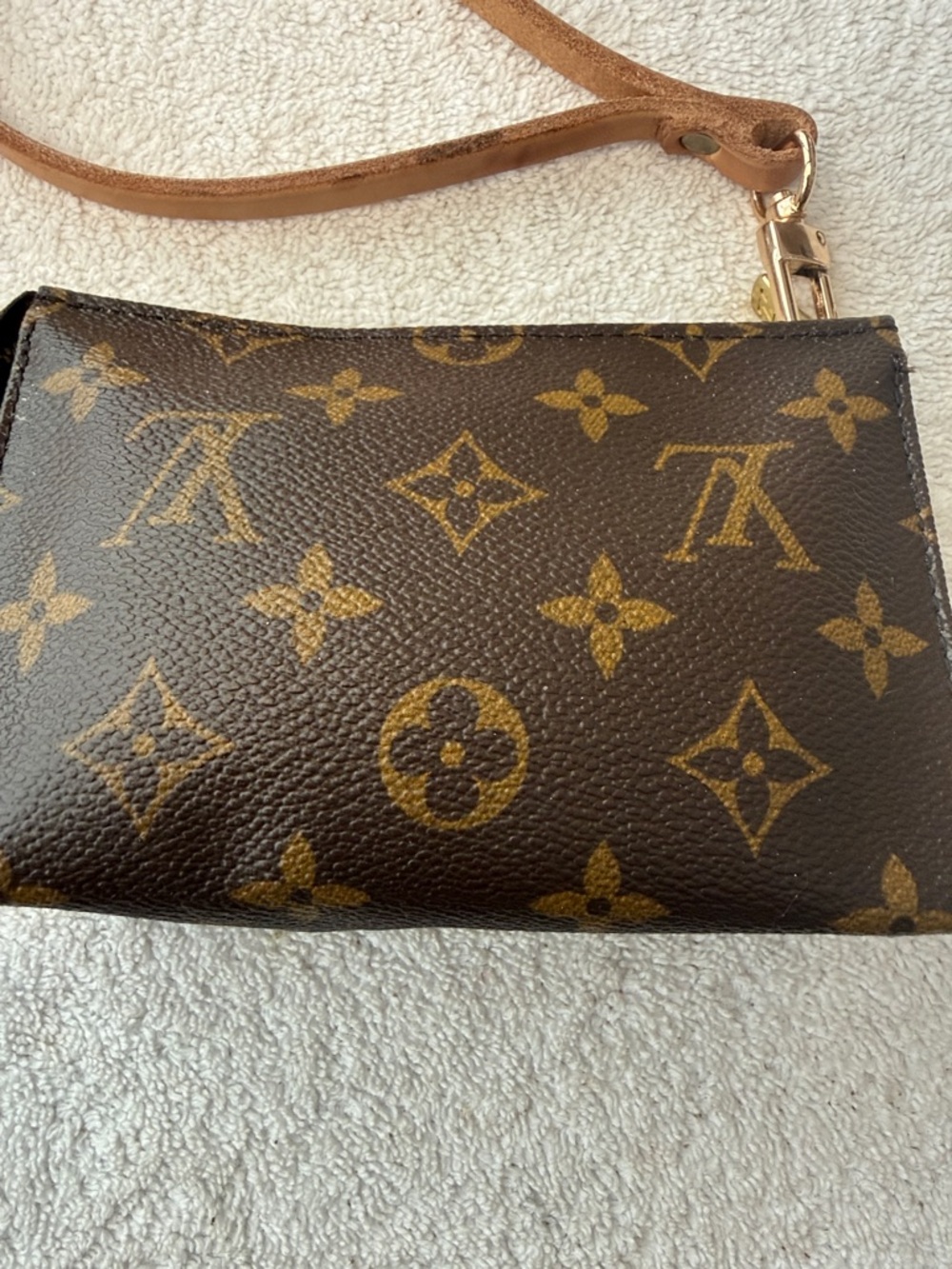 Louis Vuitton Monogram Pochette Toilette 15 M47546 Wristlet/Clutch - Picture 2 of 12